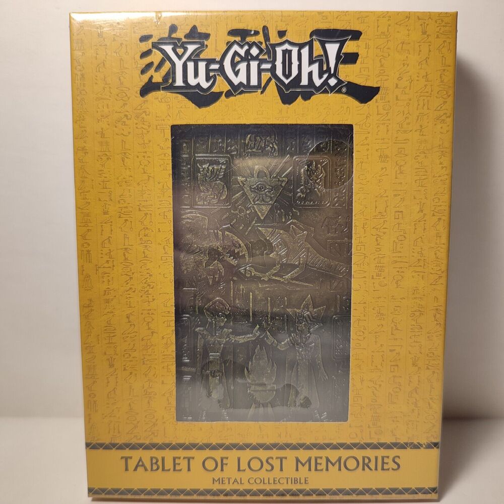 Yugioh Tablet Of Lost Memories Ingot Metal Card Figurine Official Collectible